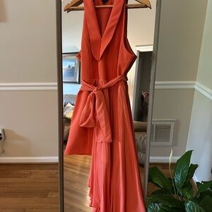 NBD Revolve Omri Mini Dress Orange Large